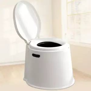 성인용 이동식 변기 야외용 간이 변기 노인용 캠핑 좌변기