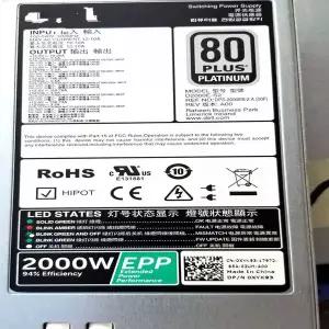 DELLD2000E-S2 서버 epp 전원공급장치 2000W 0XYK93 R840 R940 C4130 R740XD T640