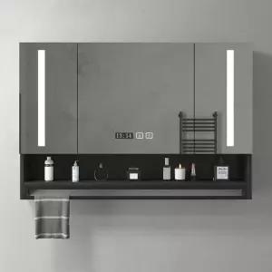 욕실슬라이드장 상부장 화장실 거울장 댐퍼 수건장