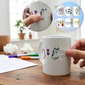 물전사부착 머그컵 만들기키트 머그컵제작 DIY키트 미술놀이