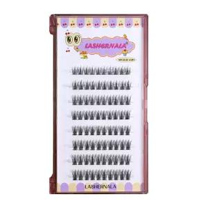 1+1 Lashernala 속눈썹나라 160가닥 속눈썹연장 노글루속눈썹 눈썹연장 가닥속눈썹 고양이 아이 하트 시그