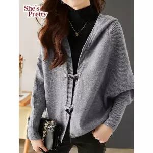 [쉬즈프리티]가오리니트후드가디건_P375610144