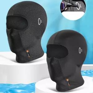 [콩심팥심]라이딩 바이크 안경홀 메쉬 전면 마스크 URK-319