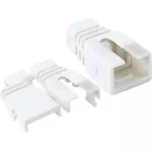 RJ 45 조립형 통부트 6파이 그레이 100개 보호캡대용량 인터넷연결 공유기 인터넷선 LAN케이블커버