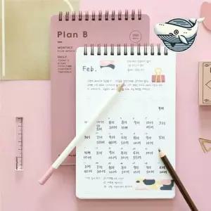 공부 계획 스프링 노트 학생용 플래너 달력형 플래너 스케줄 스케줄러 계획표 학습플래너