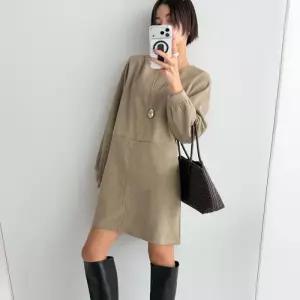 여자 속기모 빅사이즈 퍼프 절개 미니원피스