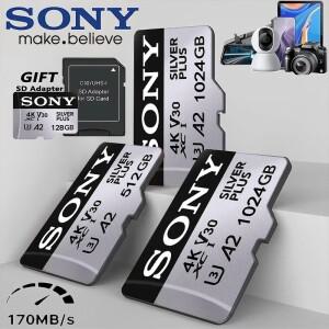 SONY 1TB 마이크로 SD 카드 미니 메모리 클래스 10 U3 4K 고속 플래시 TF