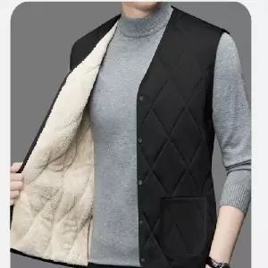 남성겨울조끼 방한 플리스 조끼 양털 이너 퀼팅 베스트 사무실 아웃도어 현장근무복