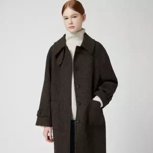 [CC콜렉트]헤링본 아웃포켓 롱코트_C254MSG181_s