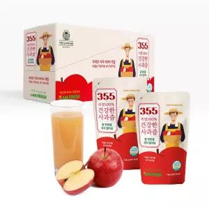 355 리얼100 건강한 사과즙 110ml X30