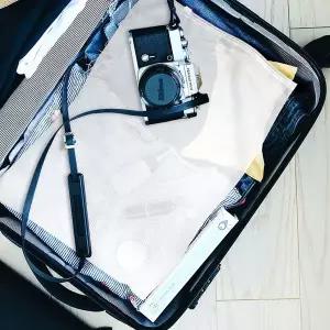 반투명 지퍼백 대형 여행용 수납 파우치 41x50 케리어 정리용 비닐백