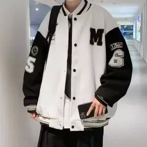 재킷 과잠 바시티 남성 점퍼 배색 야구 항공