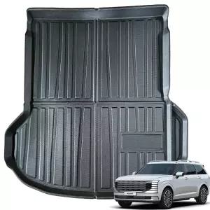 발키리 현대 펠리세이드 LX3 카본 풀커버 3D 방수 오염방지 논슬립 차박 차량용 트렁크매트(호환)