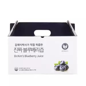 김재식헬스푸드 블루베리 착즙주스 80ml 21팩 X 1박스