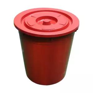 플라스틱통/쓰레기통/물통/적색 만능용기 110L