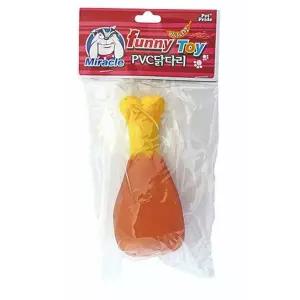 강아지 삑삑이 장난감 닭다리 1P 물어오기 터그놀이