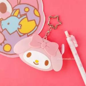 실리콘 동전 파우치 캐릭터 키링 지갑 가벼운