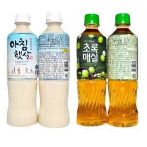 웅진 아침햇살 초록매실 500ml x 6개입씩 총 12개입