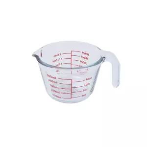페르비타 내열유리 계량컵 500ml 눈금 용량 비커 유리계량컵 베이킹