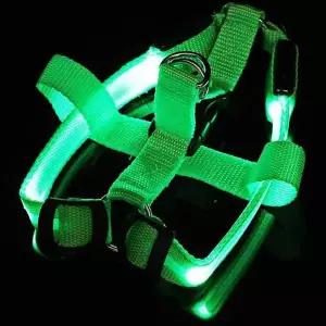 LED 강아지 가슴줄 리드줄 하네스 애견 목줄 진돗개