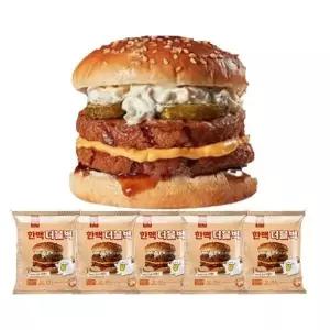 더블 불고기 햄버거 5팩 냉동버거/PX 매점 pc방 best