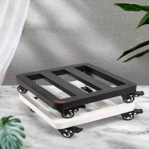 대형화분받침대 화분 트레이 철제 바퀴형 이동식