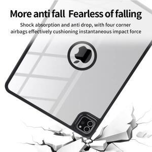 Ipad Pro 11 인치 파우치 케이스 2024 12.9 하드 PC 커버 Magsafe 마그네틱 스마트 클리어 충격 방지