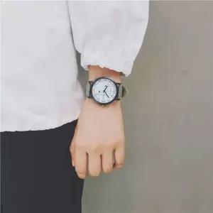 [골드스마일]여성용 손목시계 심플 미니 손목 시계 그레이 파일럿 여자시계