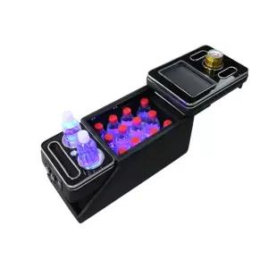 SUV 차량용 콘솔 중앙 베이지 2열 보관함 수납 박스 컵홀더