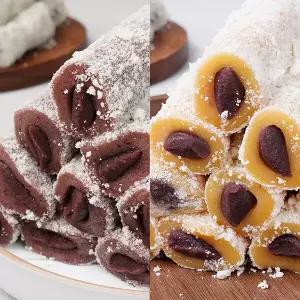 카스테라 흑말이떡 1kg+호박말이떡 1kg