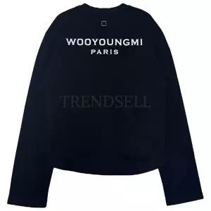 [우영미]25SS 우영미 여성 코튼 백로고 롱슬리브 긴팔 티셔츠 M251TS17