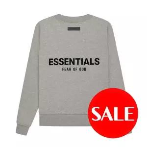 [피어오브갓] 피오갓 에센셜 더 코어 컬렉션 크루넥 맨투맨 그레이