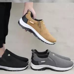 [옷자락]남성 일상용 아웃도어 미끄럼방지 경량 운동화 슬립온