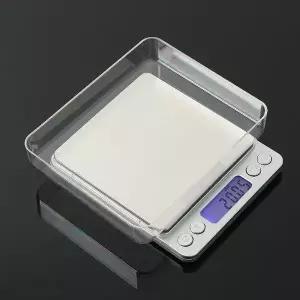 고품질 HWA 정밀 전자저울 0.01g 계량 저울 Max 500g 정밀센서 용기 무게 (WFFNIXN)