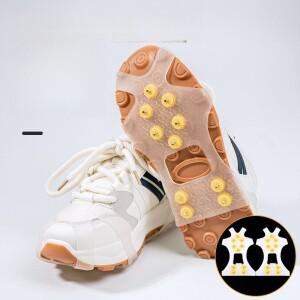 투명 10치 크램폰 미끄럼 방지 신발 커버, 스노우 부츠 클로, 심플 스노우 클로, 겨울 신발 미끄럼 방지 원