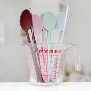 [콩심팥심]푸딩스푼 실리콘숟가락 실리콘 스푼