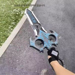 단검 드론검 칼 RC 미니 색상 랜덤 드론 이기어검 블루 비행기 작은 칼모양 회전