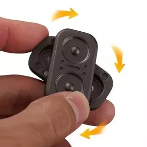 마그넷 피젯스피너 피젯토이 블랙 금속 슬라이드 푸시 스트레스해소 B1785-O