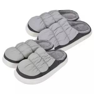 패딩 슬리퍼 따뜻한 푹신한 실내화 겨울 털 슬리퍼 여성 방한화 거실화 슈즈 거실 덧신 방한 남성