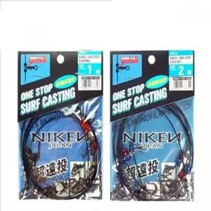 [골드스마일]바다용 낚시 와이어 채비 민도래 자작 낚시줄 원투 세트