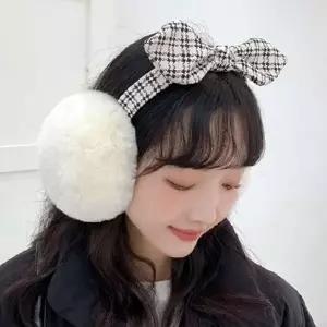 보온 겨울 귀마개 데일리 헤어밴드 따뜻한 털 귀마개 여성 머리띠 겨울용 어린이 아동 방한