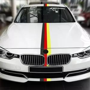 독일 국기 데칼 스티커 랩핑 시트 15cm x 1M 차긁힘 부분도색 저먼몰딩 라인 그릴몰딩