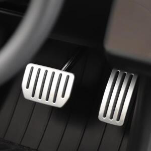 테슬라 모델 3/Y/2024 리뉴얼 3 스로틀 브레이크 레스트 페달 미끄럼 방지 및 내마모성 액세서리 커버에 적