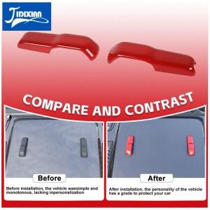 JIDIXIAN 지프 랭글러 JL 글래디에이터 2018 업 자동차 외부 엔진 후드 장식 커버