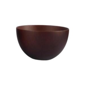 우아한 식사 경험 대추 나무 그릇 밥 손으로 만든 독특한 나뭇결 패턴