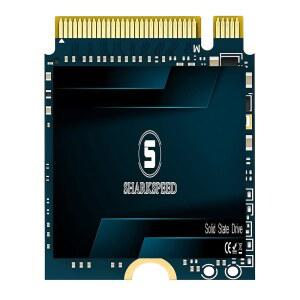 S SHARKSPEED M.2 2230 SSD 1TB NVMe PCIe Gen3.0X4 내장 솔리드 스테이트 드라이브, Steam Deck, ROG Alli, Microsoft Surface Pro7/Pro8/Pro9+/ProX/laptop3/laptop4/laptop Go/book3, UltraBook