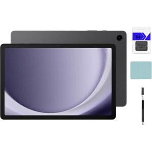 삼성 갤럭시 탭 A9+ 11인치 256GB 안드로이드 WiFi 태블릿, 대형 화면, 쿼드 스피커, 업그레이드된 칩셋, 멀티 윈도우 디스플레이, 슬림, 경량, 내구성 있는 디자인, 액세서리 포함 흑연