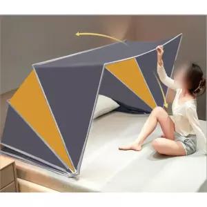 접이식 난방 텐트 모기장 침대 방풍 보온 방한 커튼 사각 실내용 기숙사 휴대용 차양 빛차단