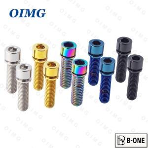 자전거 핸들바 스템 고정 나사 M7 M8X20 25mm 티타늄 볼트 앨런 키 헤드 액세서리