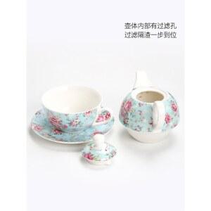 북유럽 레트로 플라워 차 티포트 홈카페 세트 티팟 주전자 티포원 1인